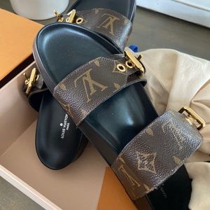 Authentic Louis Vuitton birkenstocks